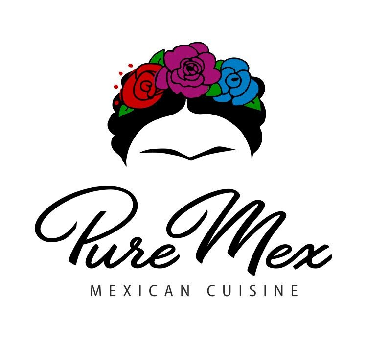 The logo for Pure Mex a Mexican restaurant in Byron Center, Michigan